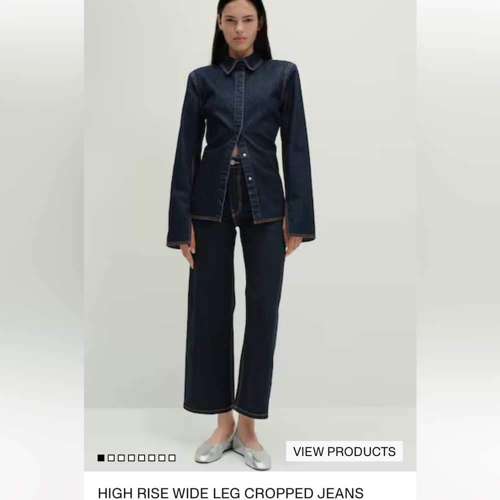 H&M Wide Jeans - New